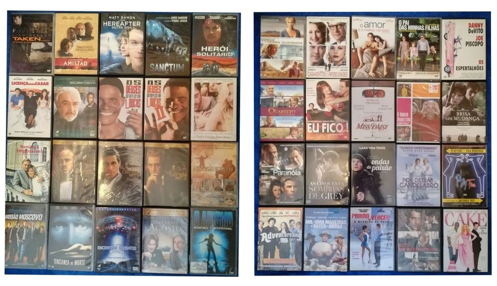 Lote 234 DVD's originais (Lote 10)