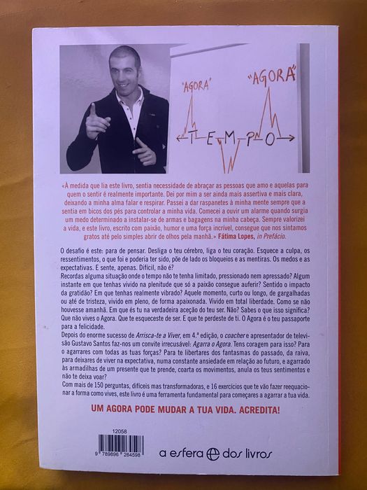 Livro agarra o agora