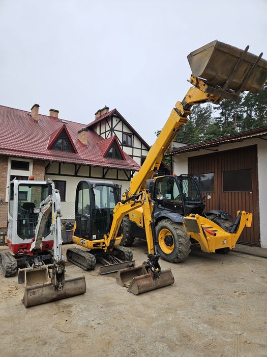 Wynajme koparko-ladowarke i inny sprzęt budowlany..