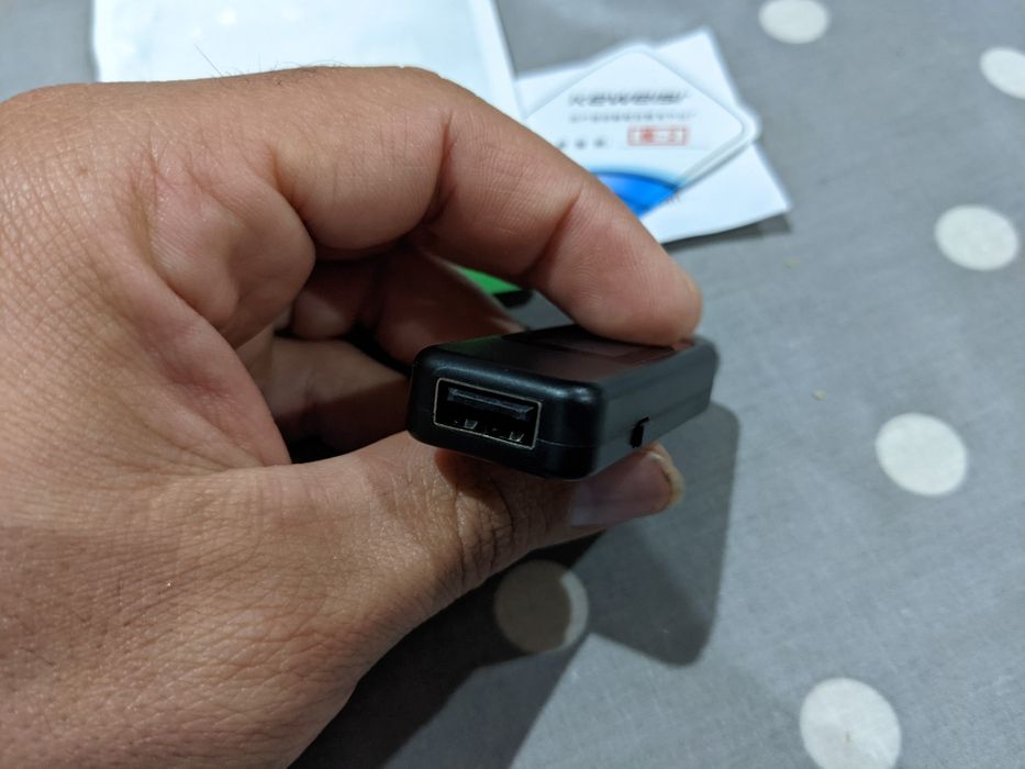 Medidor de corrente, temperatura... Portas usb