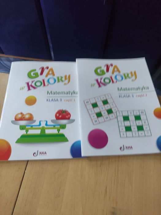 Gra w kolory 3 klasa Matematyka podręcznik część 1 i 2