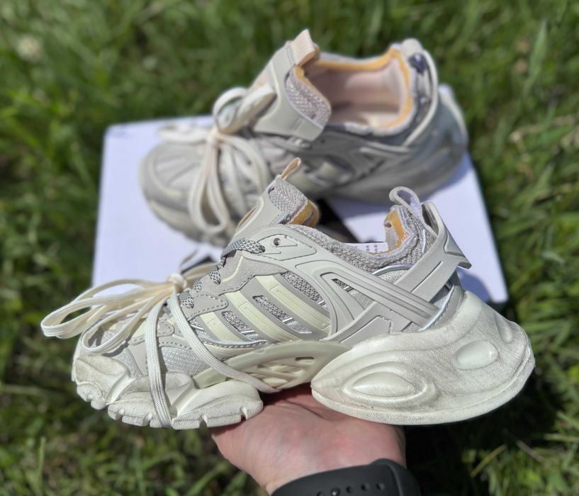 ‼️Останній 37/40 Розмір‼️Кроссовки Adidas Vento XLG Runner Deluxe Beige Grey/Кросівки Жіночі Венто