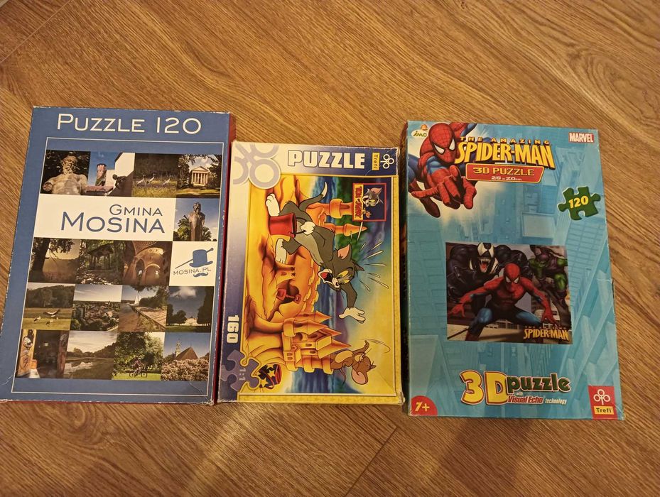 Puzzle 3szt. 120,160 eiem.