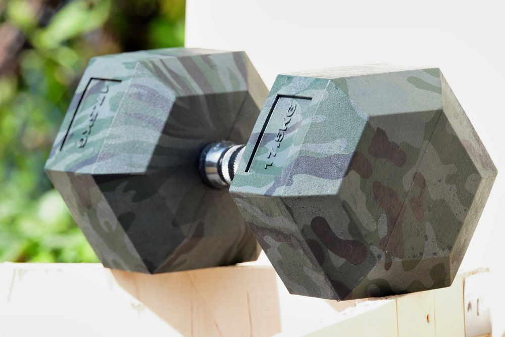 Hantle hex zestaw military do 50 kg trening siłownia NOWE