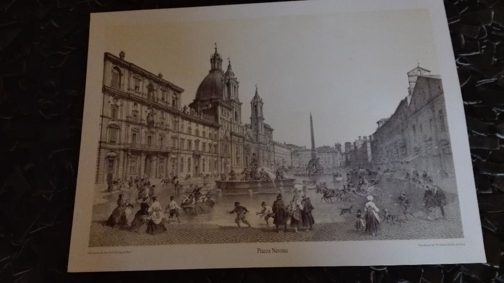 Litografias -Imagens de Roma