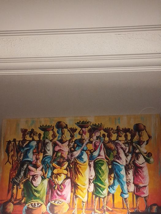 Quadro Africano  - quitandeiras
