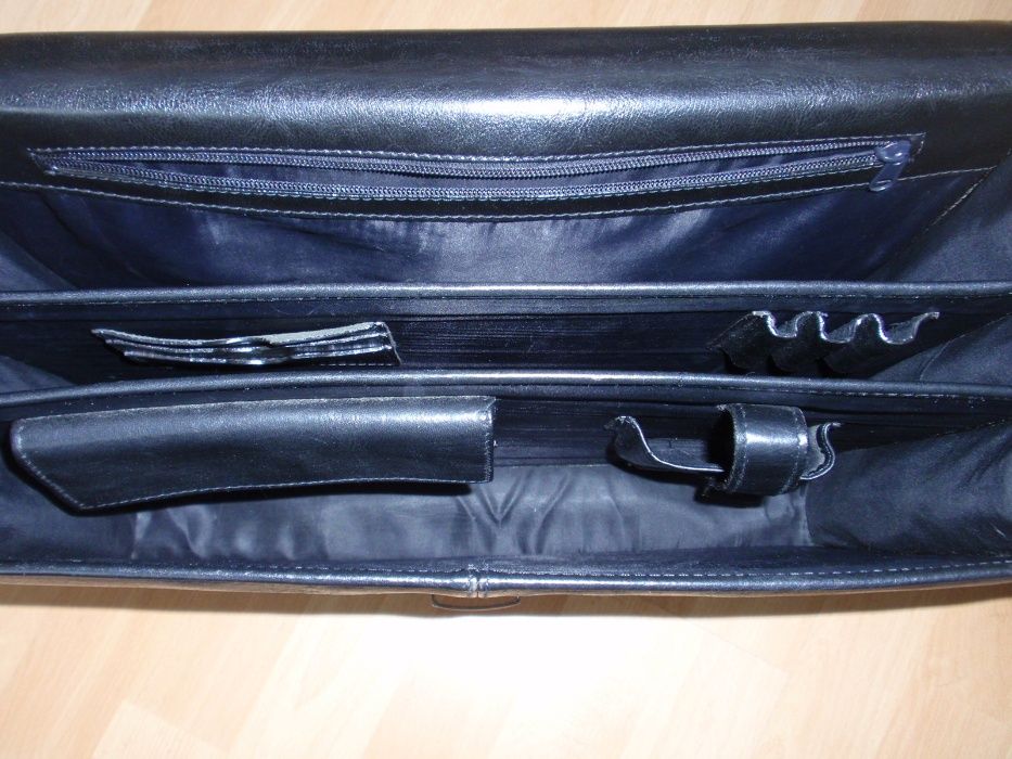 Męska teczka skóra aktówka skórzana kluczyk