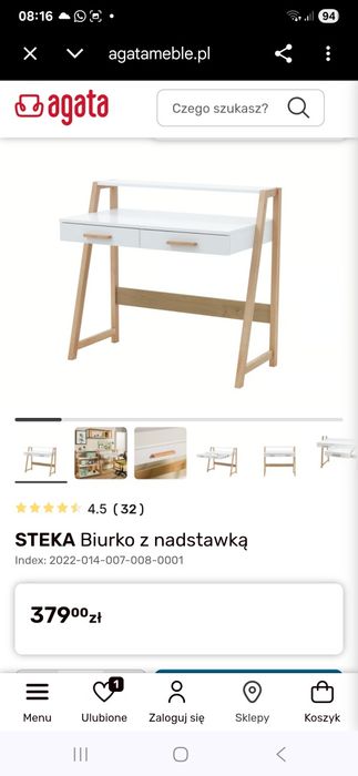 Biurko meble Agata