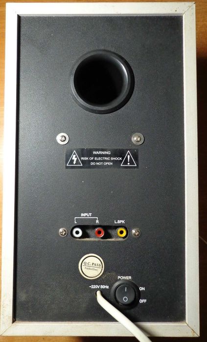 Колонки з вбудованим підсилювачем 2х10Вт.