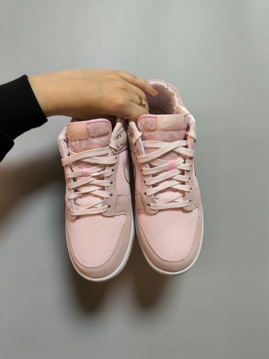 Жіночі кросівки Nike Sb Dunk Low Teddy Bear Pink рожеві тедді