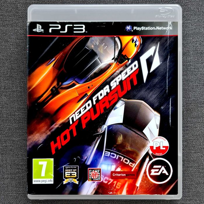 Need For Speed Hot Pursuit PL Ps3 Polskie Napisy NFS Wyścigi