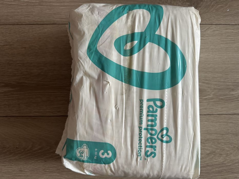 Памперси трійка 34 штуки запаковані