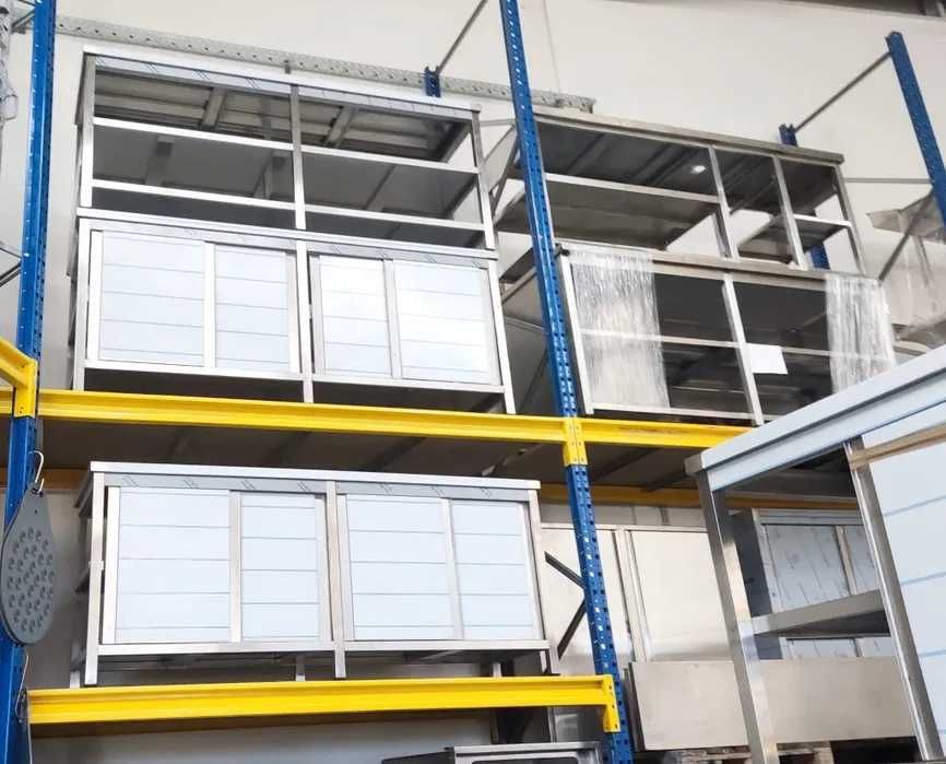 Lote Bancadas INOX c/ portas