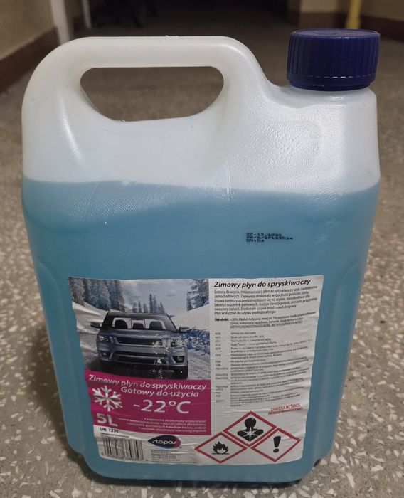 Płyn do spryskiwaczy zimowy