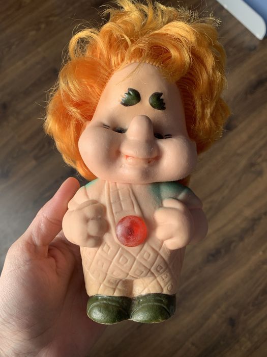 Карлсон игрушка резиновая СССР