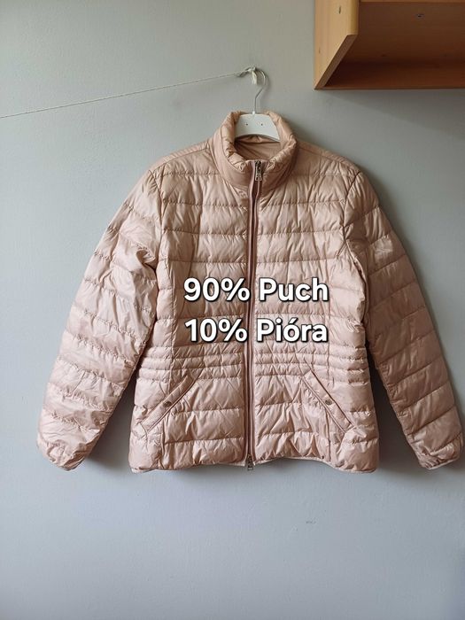 Massimo Dutti pikowana puchowa kurtka rozmiar XL