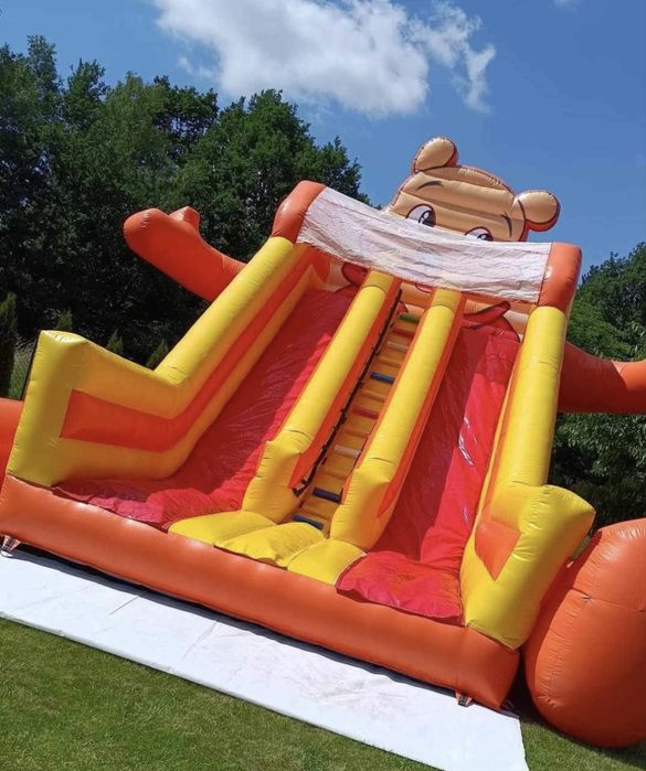 Dmuchańce dmuchane zjeżdżalnie zamki urodziny festyn zabawa wesele