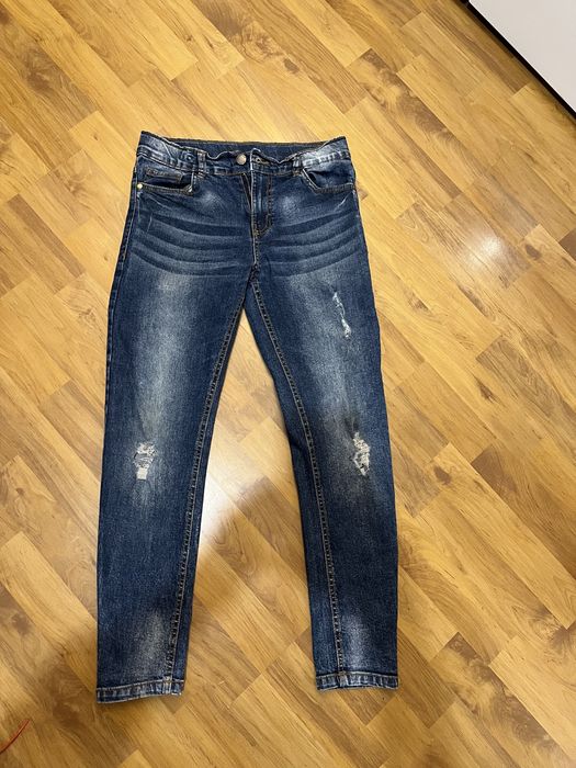 Jeansy chłopiece 158