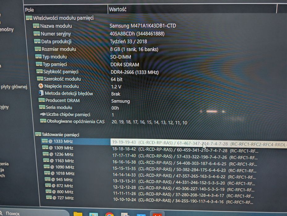 DDR4 SODIMM 16Gb(2x8)2666,CL19