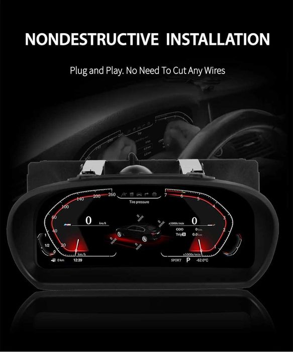 Velocímetro Digital  Quadrante Digital  Cluster digital