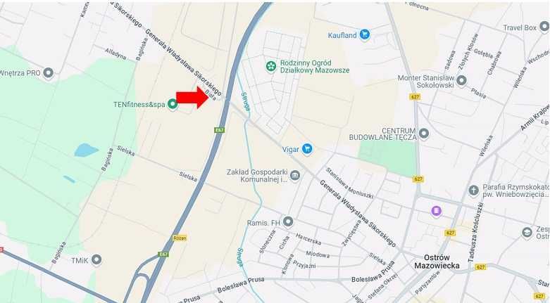 działka inwestycyjna na sprzedaż  Ostrów Mazowiecka ul. Biała