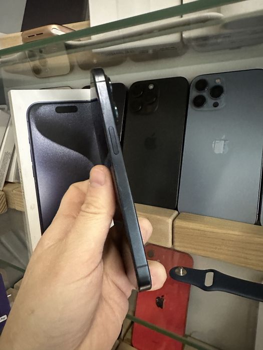  iPhone 15 Pro 512gb Blue Titanium Neverlock Відмінний стан