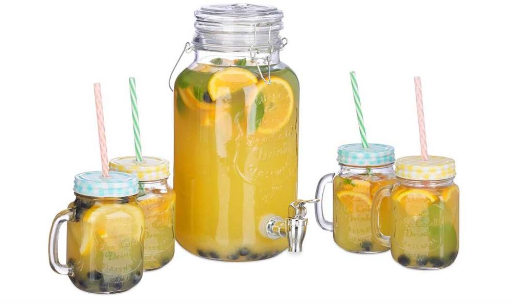 kubki na lemoniadę zestaw