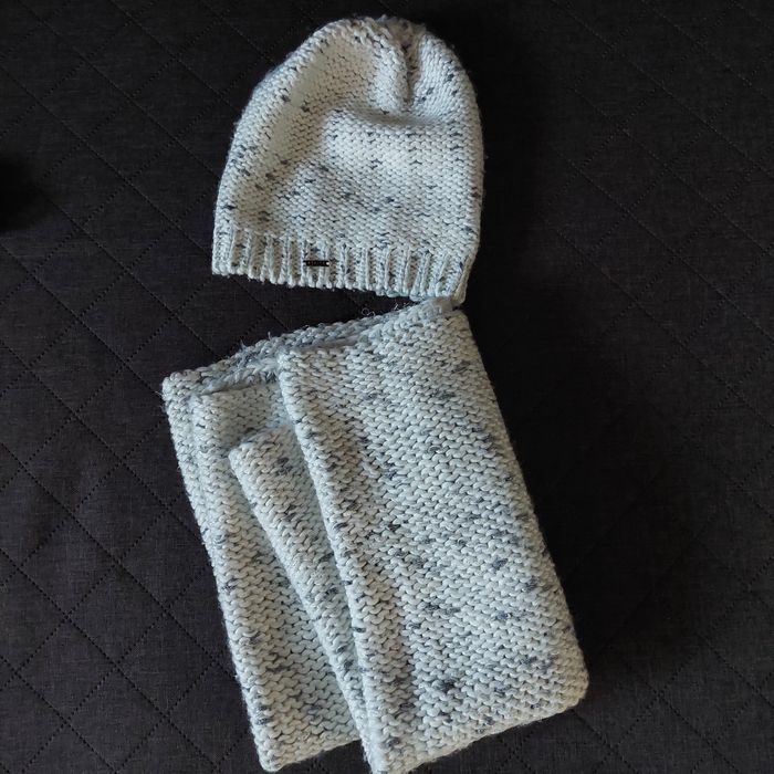 Komin I czapka damski komplet