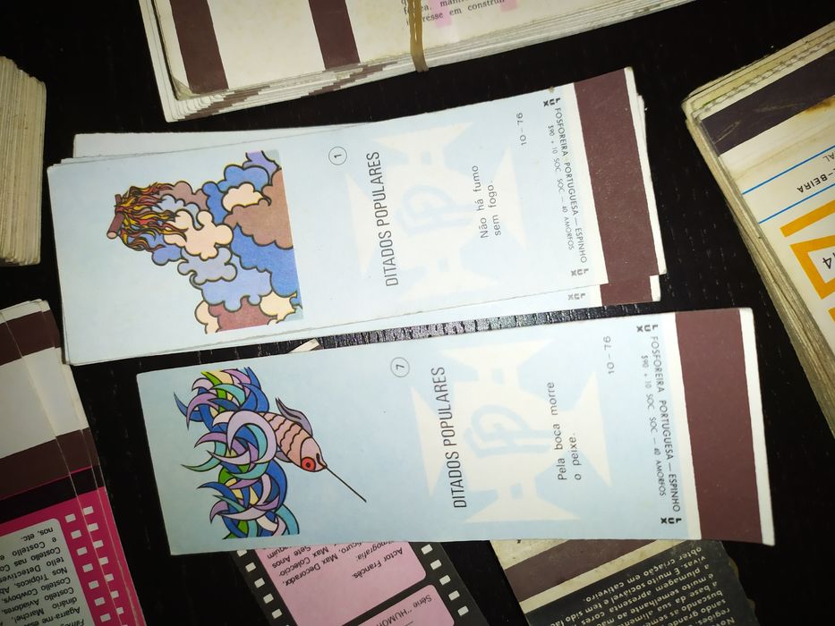 Caixas de fósforos antigas (fosforeira de Espinho)