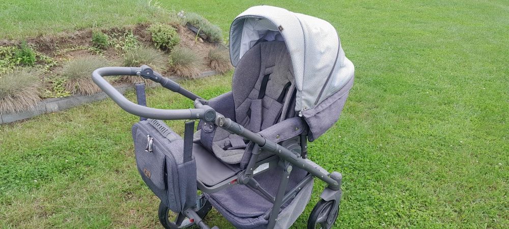 Adamex Reggio szary wozek 2 w 1