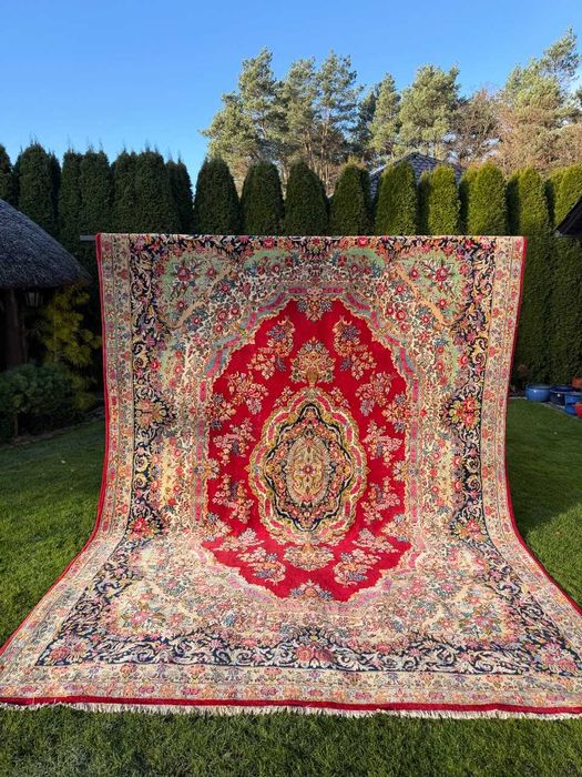 Dywan Perski Wełniany Kaszmirowy Iran Kerman Kirman 415x300 gal 18 tyś