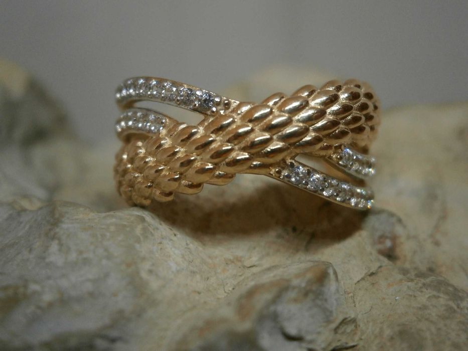 Złoty Pierścionek 14 K -3,55 GR