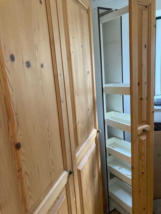 Gaveta/organizador para armário de cozinha. 200x50x25 cm, usado