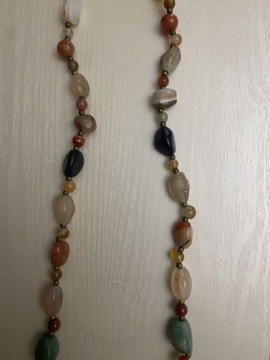 Агатове намисто, 80 см.