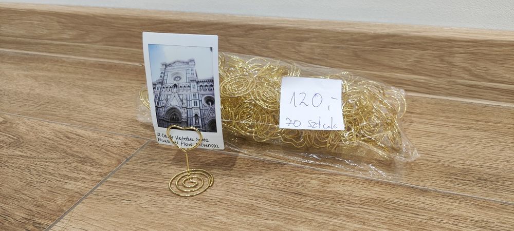 Stojaki na winietki, stoaczki do stołów dla gości, na zdjęcia itd.