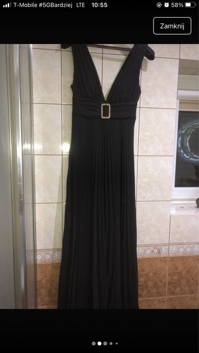 Czarna elegancka sukienka