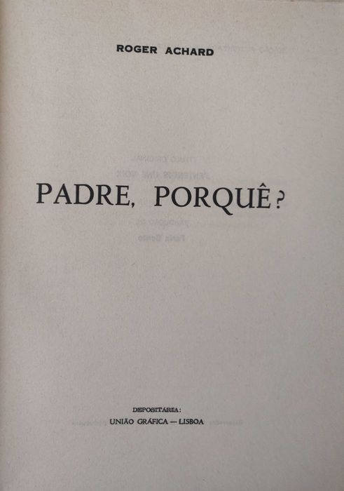 Padre Porque - Roger Achard
