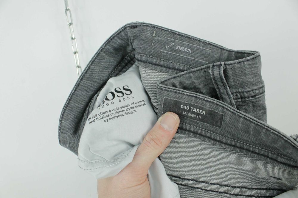 Класичні брендові джинси Hugo Boss Taber Tapered Fit Оригінал W34/L30