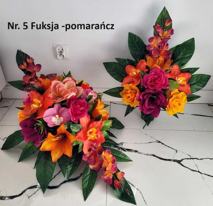 Stroik na grób, Cmentarz, Kompozycja kwiatowa ,Wiązanka +bukiet