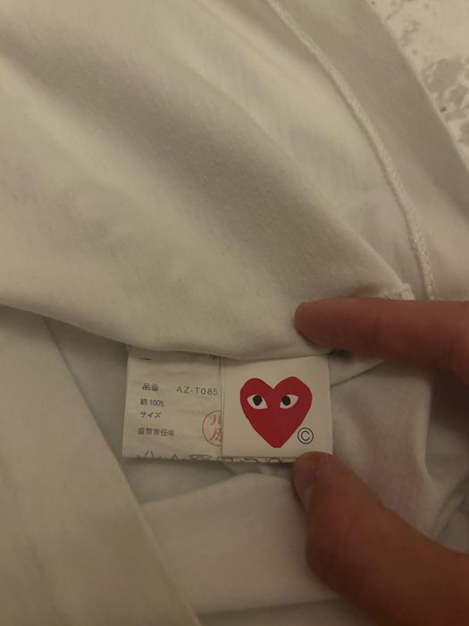лонгслив longsleeve comme des garcons