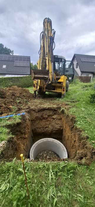 Usługi koparko ładowarką