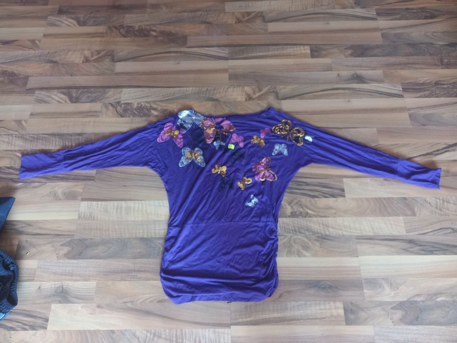 Bluzka damska fioletowa