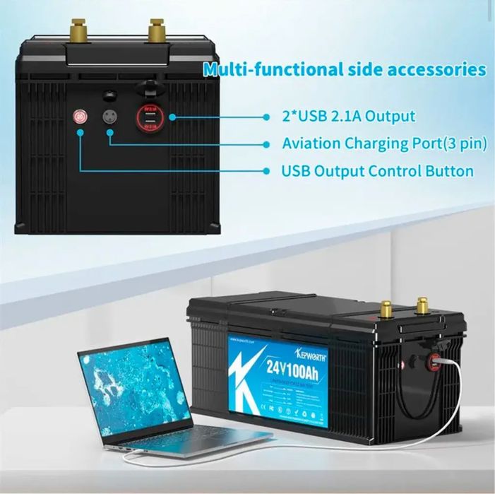 Акумулятор LiFePo4 Kepworth 24V 100AH  lifepo4