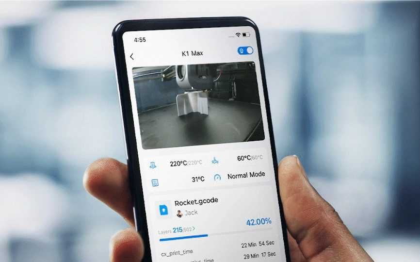 3д принтер Creality K1 MAX LIDAR КАМЕРА ШІ