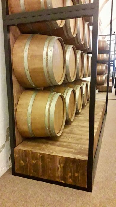Parede decorativa de pipas - 4x4m