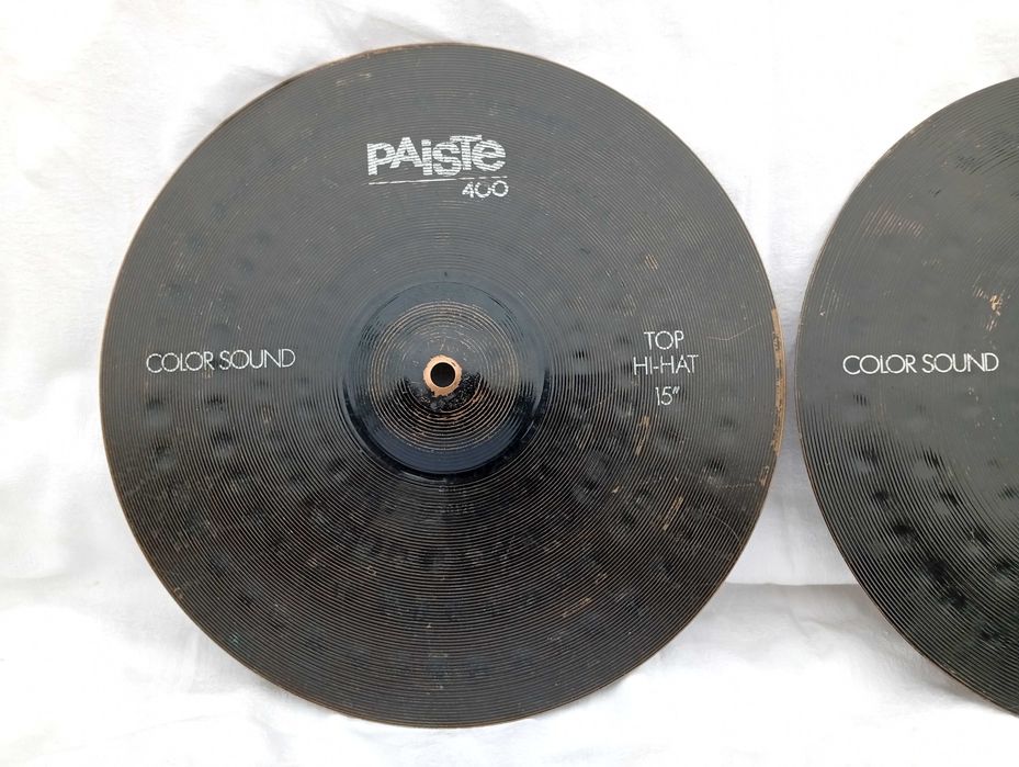Paiste Alpha 14'' Power hi-hat i Paiste 400 15'' hi-hat