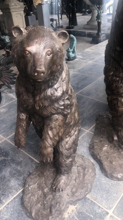 Niedźwiedź figura z brązu H120cm