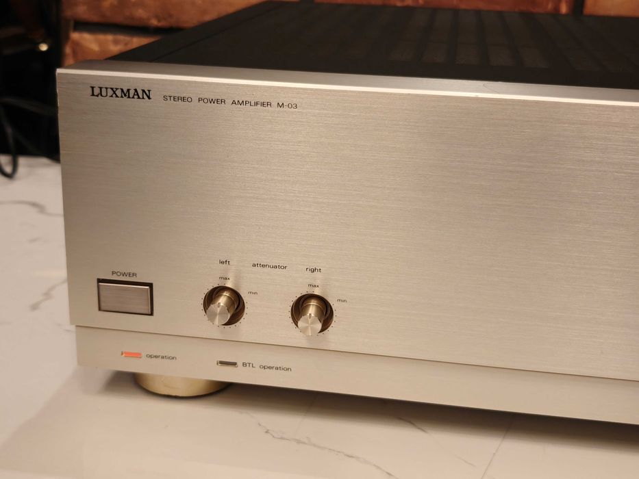 LUXMAN M03 ! Potężna końcówka mocy ! Hi-END