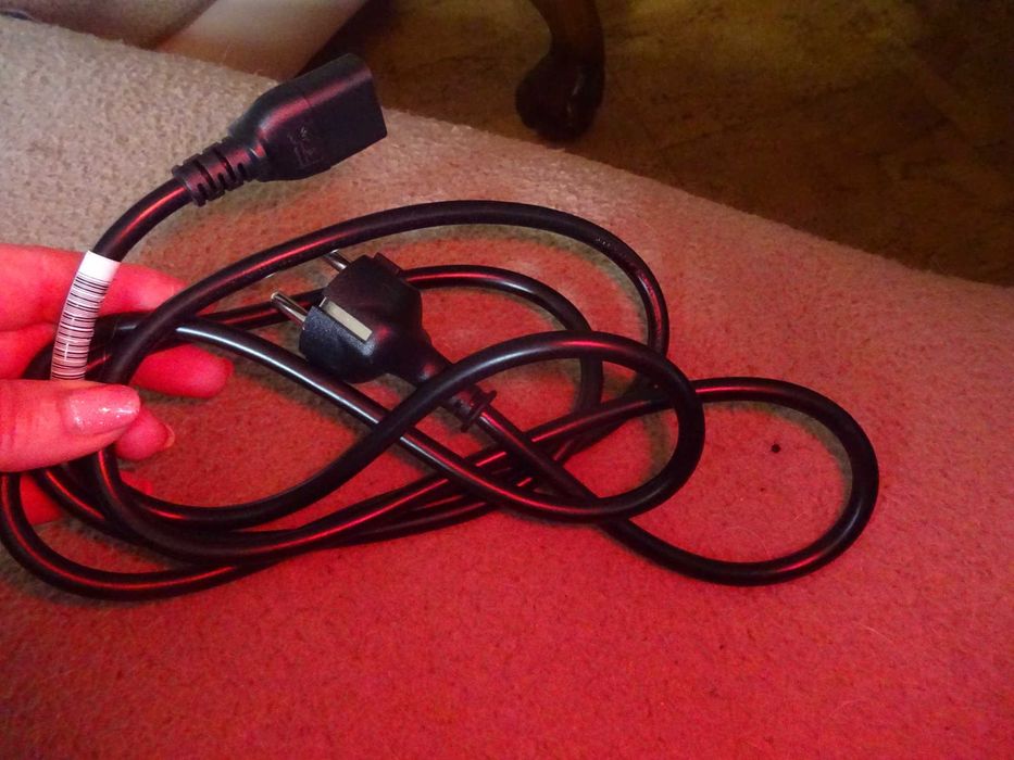 nowy kabel zasilający do komputera stacjonarnego 1,8m