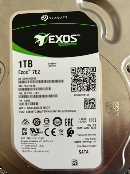 Жорсткий диск exos